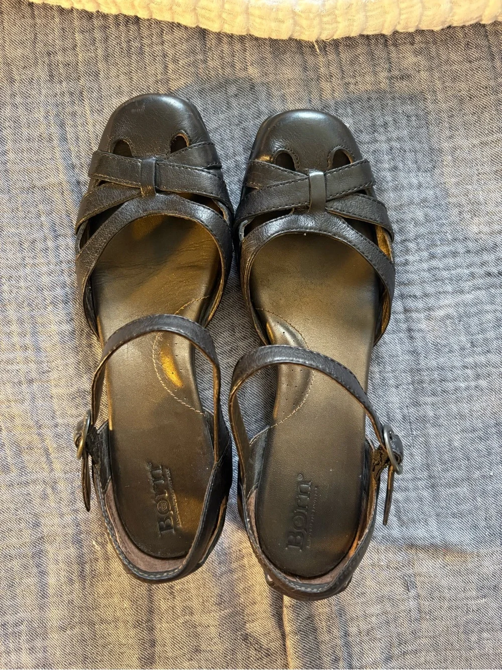 Women’s Black Leather Mary Jane Size 6.5